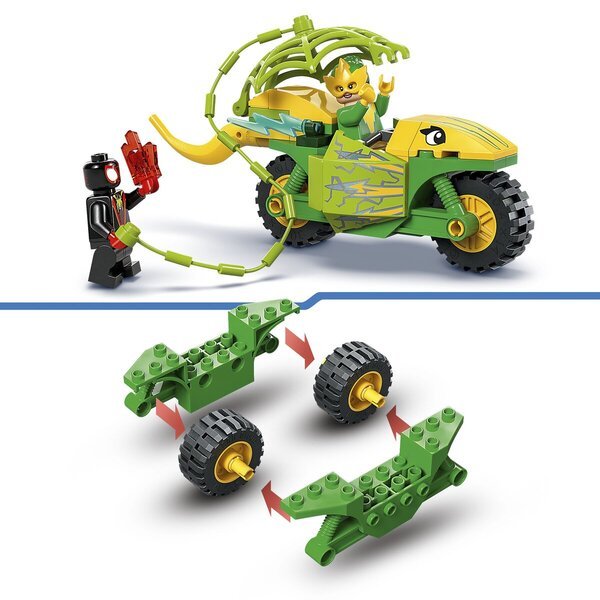 LEGO Spidey 11198 Potjera u vrtnji i elektropotjera s vozilima s dinosaurima