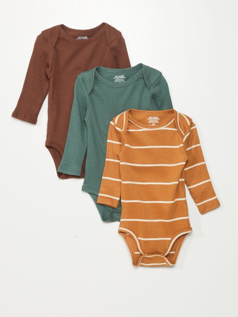 Set van 3 bodysuits - BRUIN