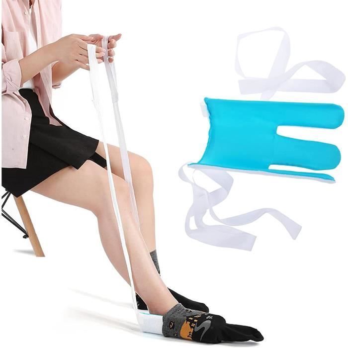 Sock aid, helps put on socks and shoes for the elderly, pregnant women, men with disabilities, and people with reduced mobility.