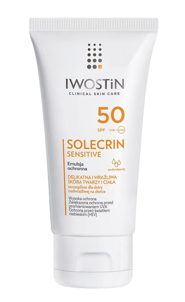 Iwostin Solecrin Sensitive Emulsja ochronna SPF 50+