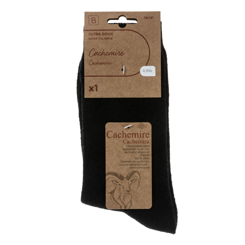 Calcetines y medias negras para mujer