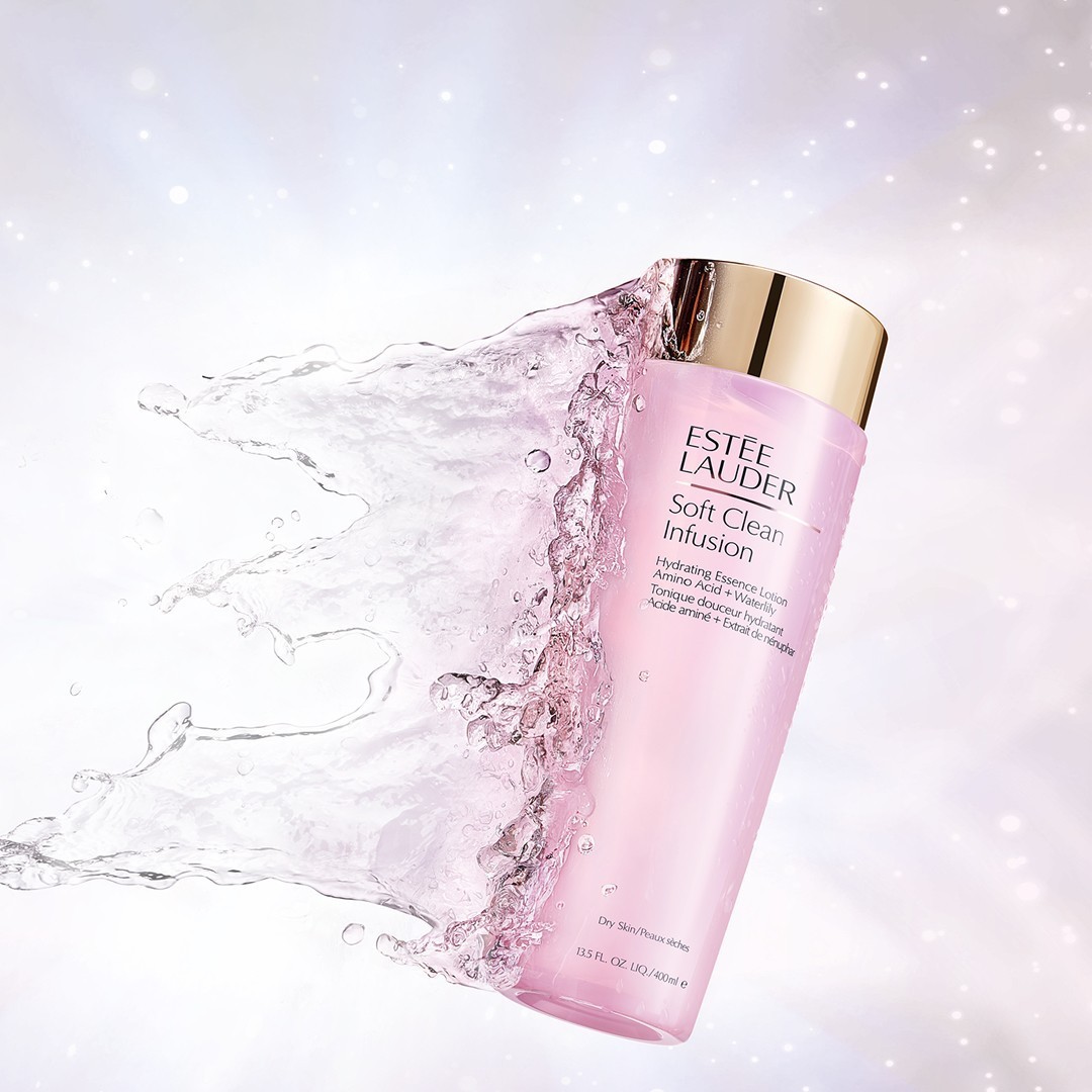 Estée Lauder Soft Clean Infusion drėkinamasis veido losjonas, 400 ml