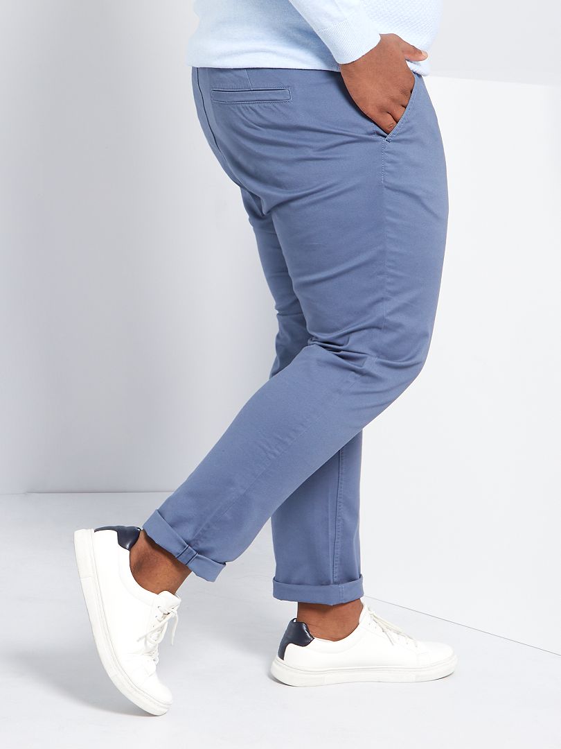 Calça Chino Slim L34 - AZUL