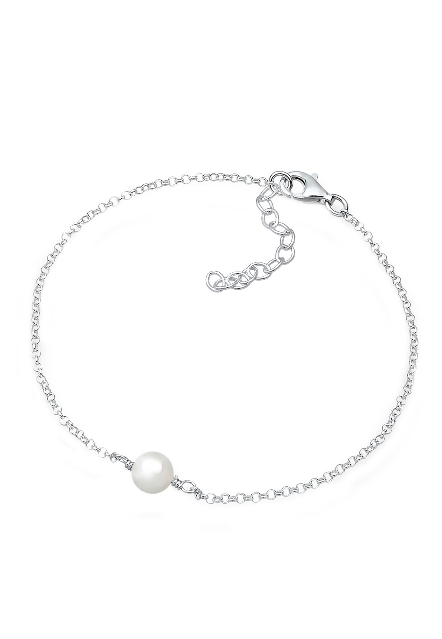 Elli Femmes Elégant avec Perle de Coquillage en Argent Sterling 925