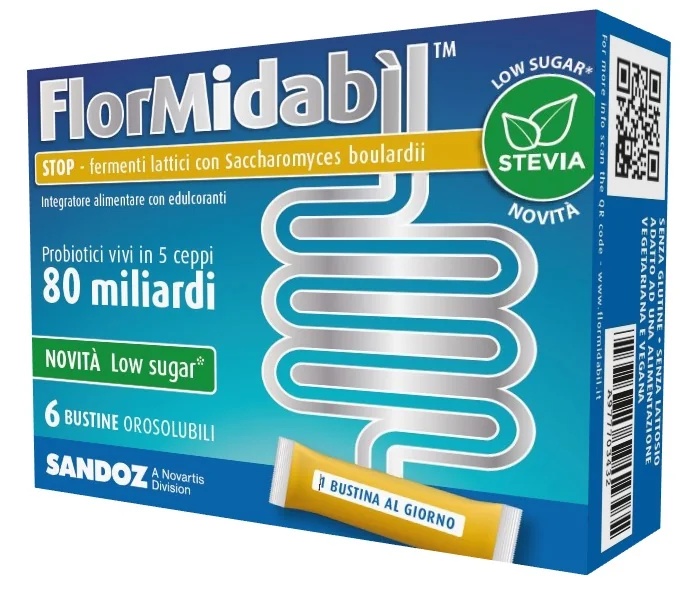 FLORMIDABIL Flormidabil Stop 6 sachets à la stévia pour le bien-être intestinal