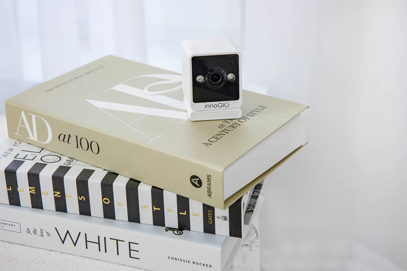 Câmera residencial inteligente Wi-Fi innoGIO GIOsafety InnoCube GIO-250