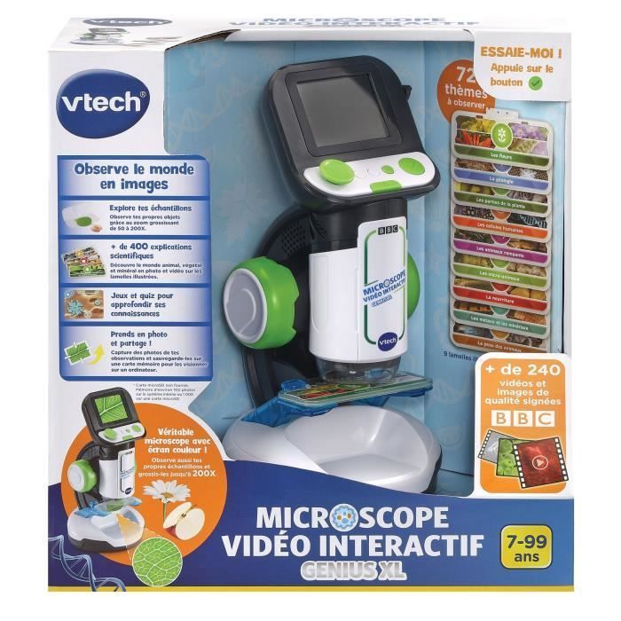 Microscopio de vídeo interactivo VTECH Genius XL