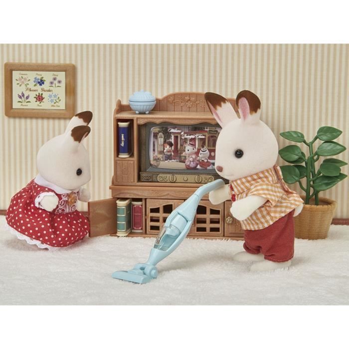 Set di mobili Sylvanian Families - Lavatrice e aspirapolvere - 5 pezzi