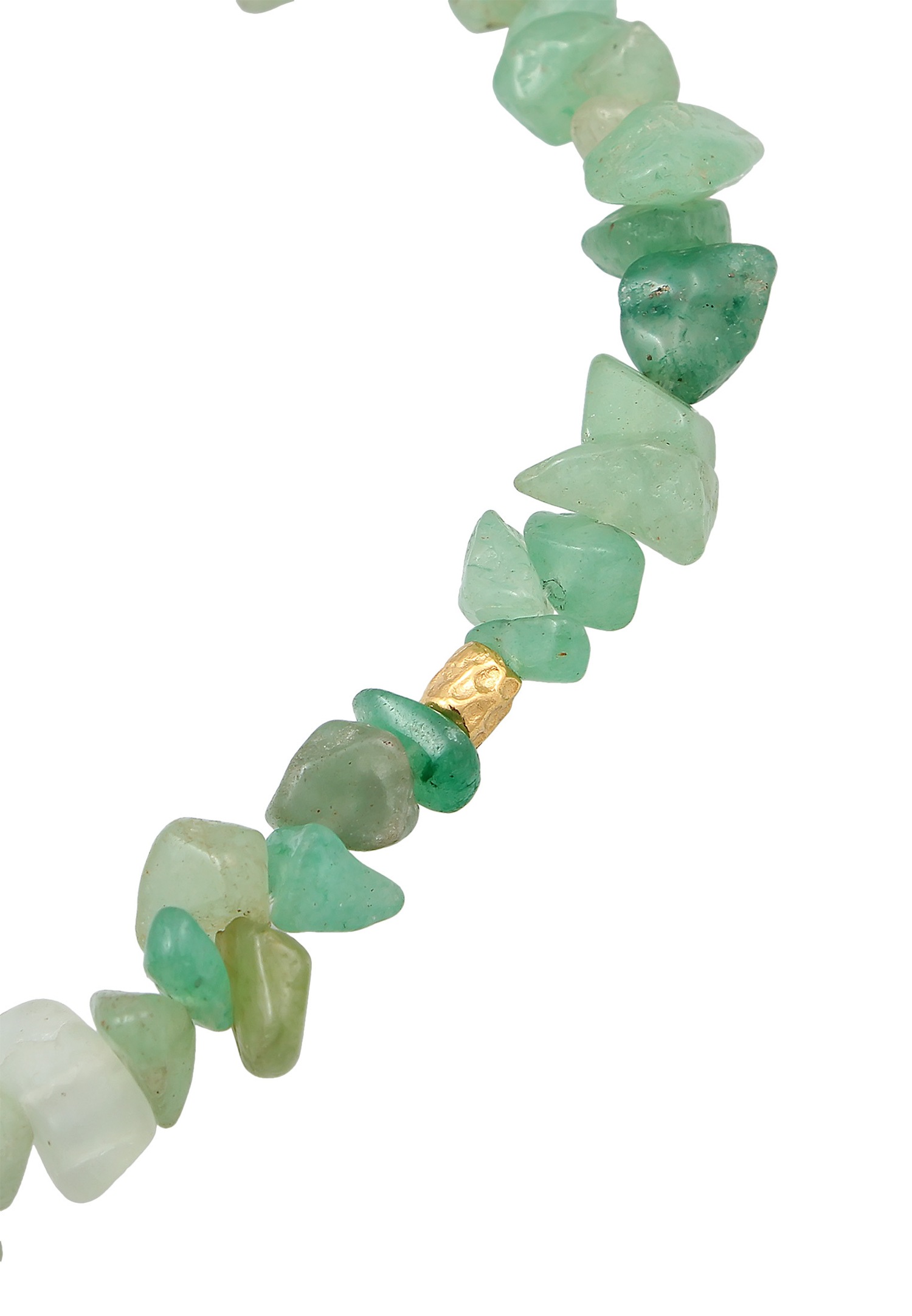 Elli PREMIUM Elli PREMIUM Bracelet Femmes pierres nature élégant avec aventurine en argent sterling 925 plaqué or