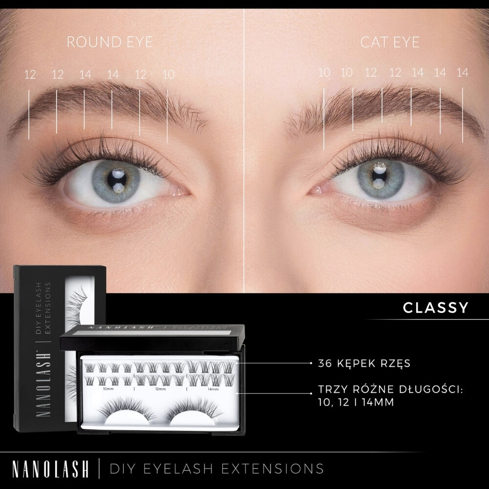 Kit inicial de extensiones de pestañas DIY Nanolash