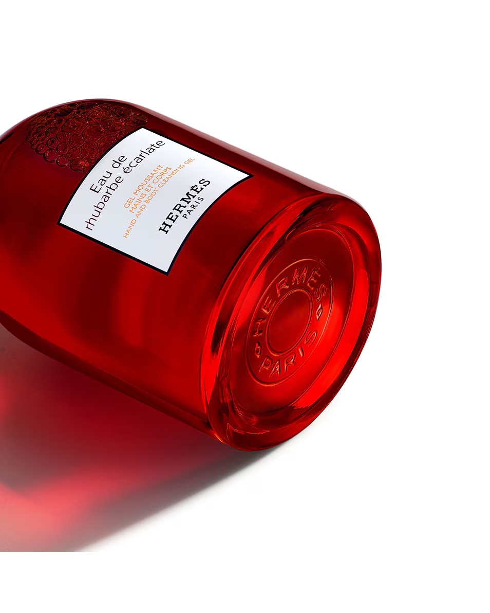 HERMÈS Le Bain Eau de rhubarbe écarlate, gel pentru mână în corp