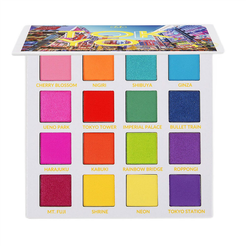 Palette de fards à paupières Revolution Makeup BH Trendy In Tokyo 16 couleurs