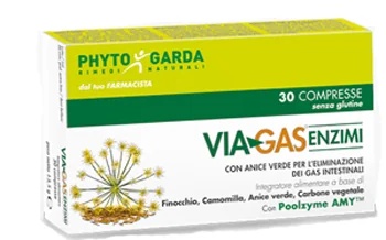 PHYTO GARDA Viagas Enzymes 30 tabletten met actieve kool en plantenextracten