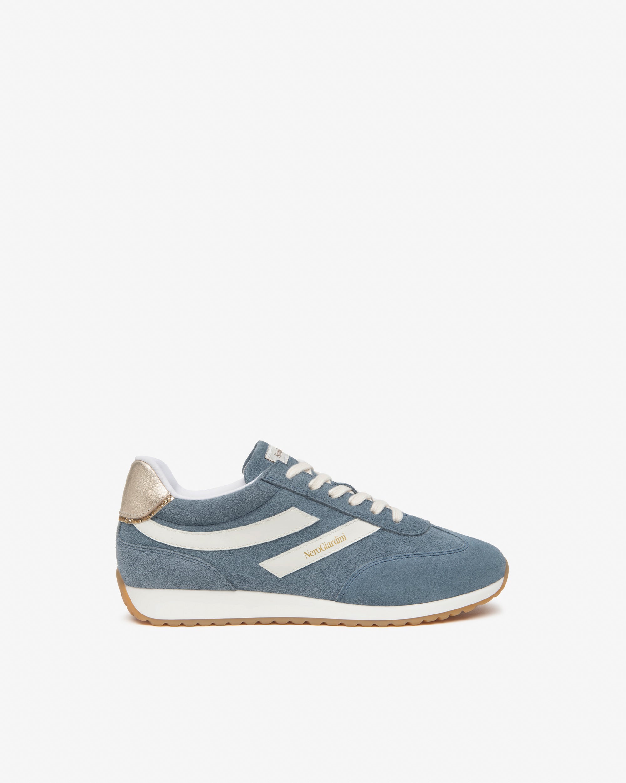  Damen-Sneaker aus Wildleder, Leder und technischen Materialien