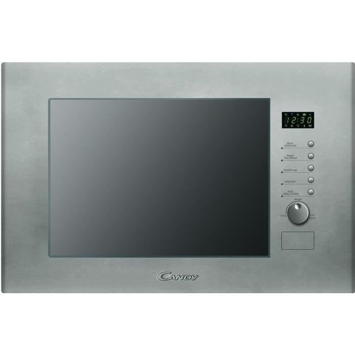 Microondas con grill integrado - CANDY MIC 20 GDFX - Acero inoxidable - 20 L - 800 W - Grill 1000 W