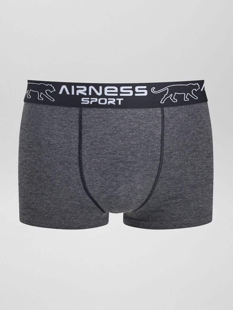 Zestaw 3 bokserek „Airness” – SZARY