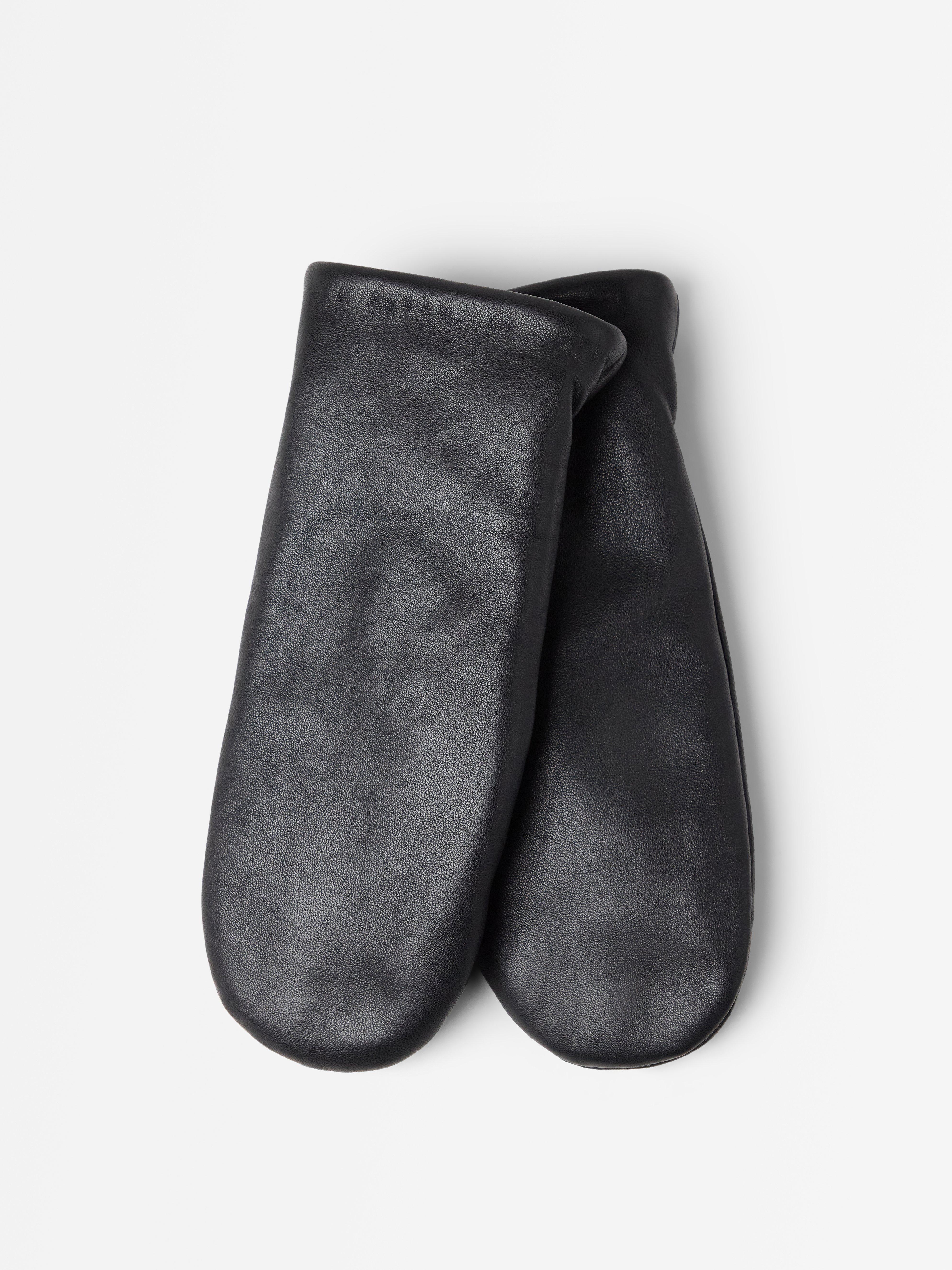 Tumvantar i skinn Black