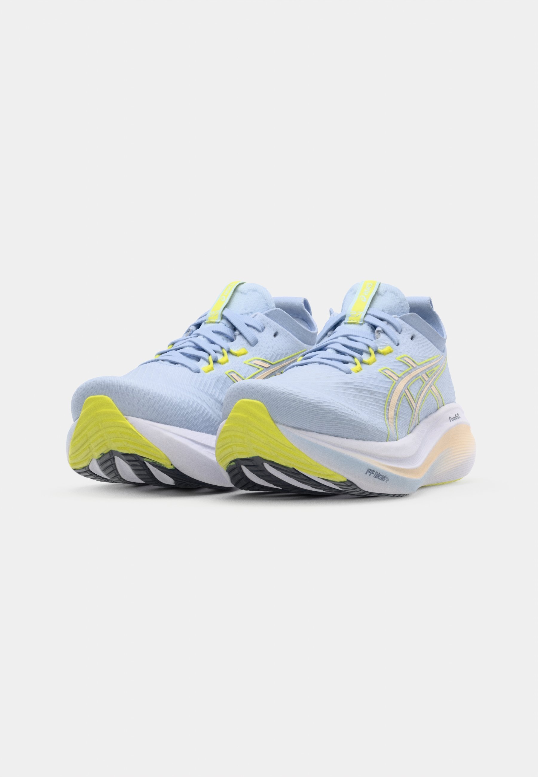 ASICS GEL NIMBUS 27 - Scarpe da corsa su strada - sfumatura blu/rosa perla