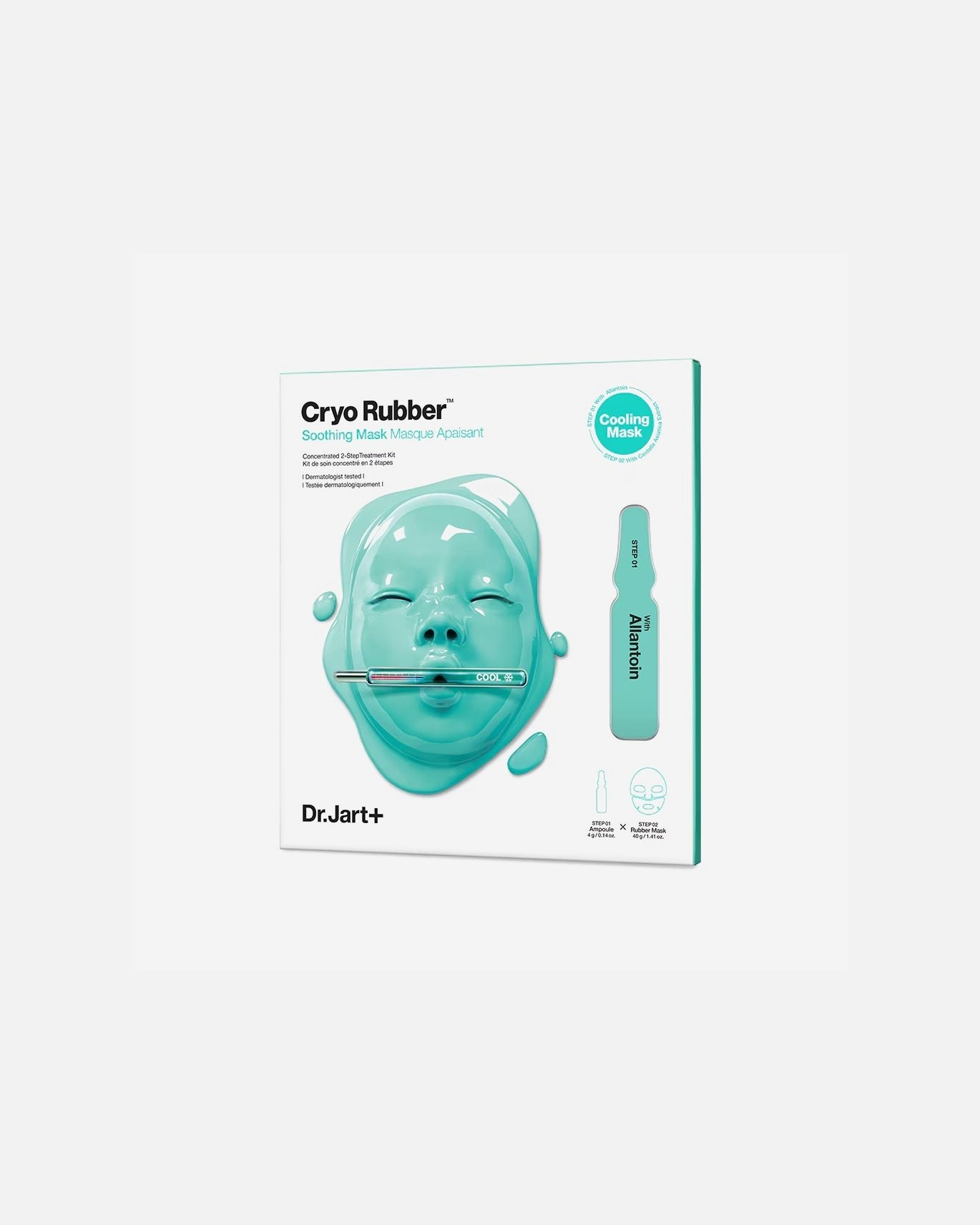 Dr. Jart+ Cryo Rubber™ raminamoji lakštinė veido kaukė – 40 g