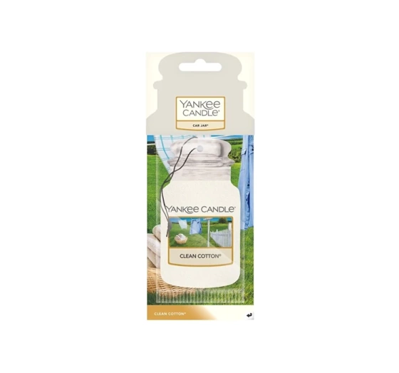 Yankee Candle Car Jar zapach do samochodu Clean Cotton