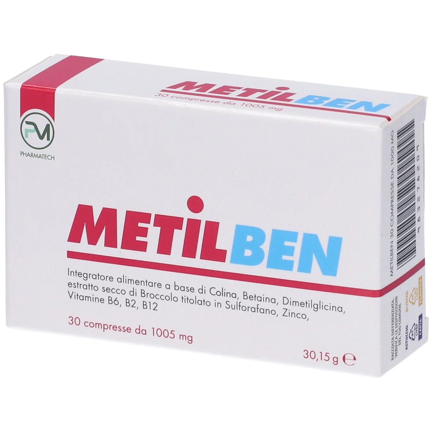 PIEMME PHARMATECH Compr 30 de metilbencidina