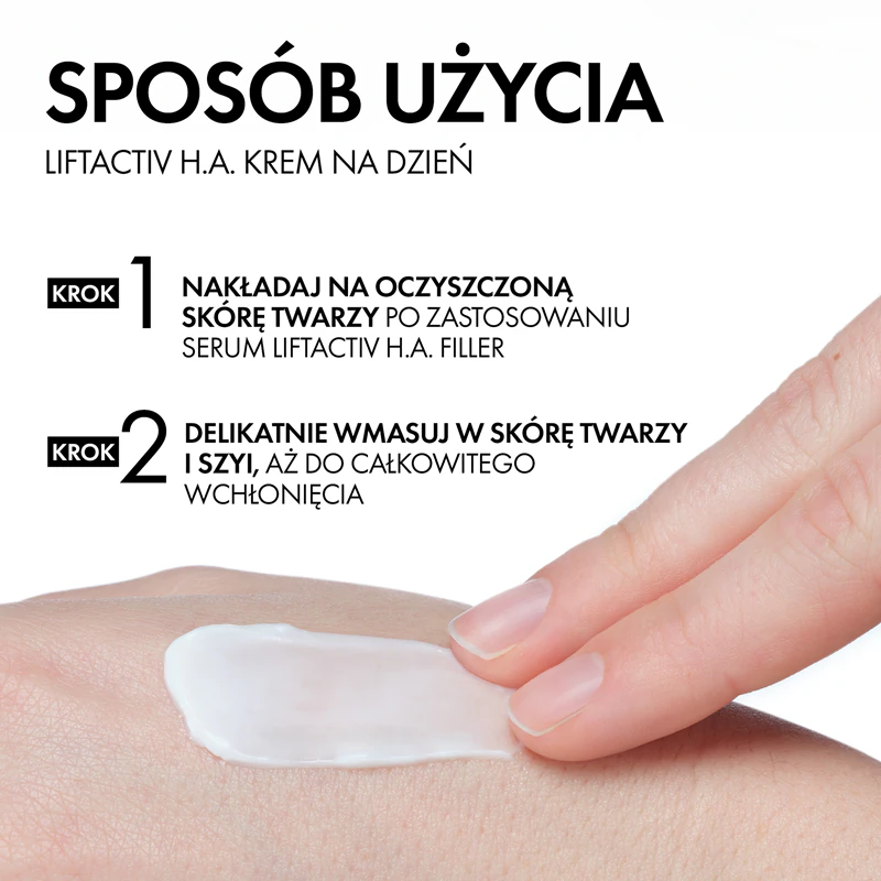 Vichy Liftactiv HA Creme Anti-Rugas Firmador para dia, ideal para pele seca e muito seca.