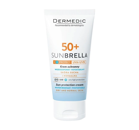 Dermedic Sunbrella ultralekki krem ochronny do skóry suchej i normalnej SPF50  40 ml