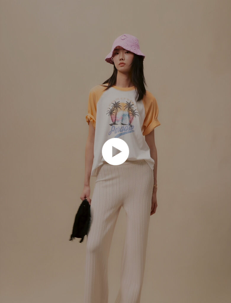 Tricou Paradise-Ecru