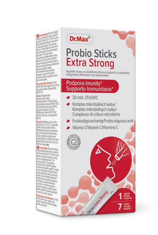 DR. MAX Dr.Max Probio pulgad Extra Strong 7 kotikest soolefloora ja immuunsüsteemi talitluse tasakaalustamiseks