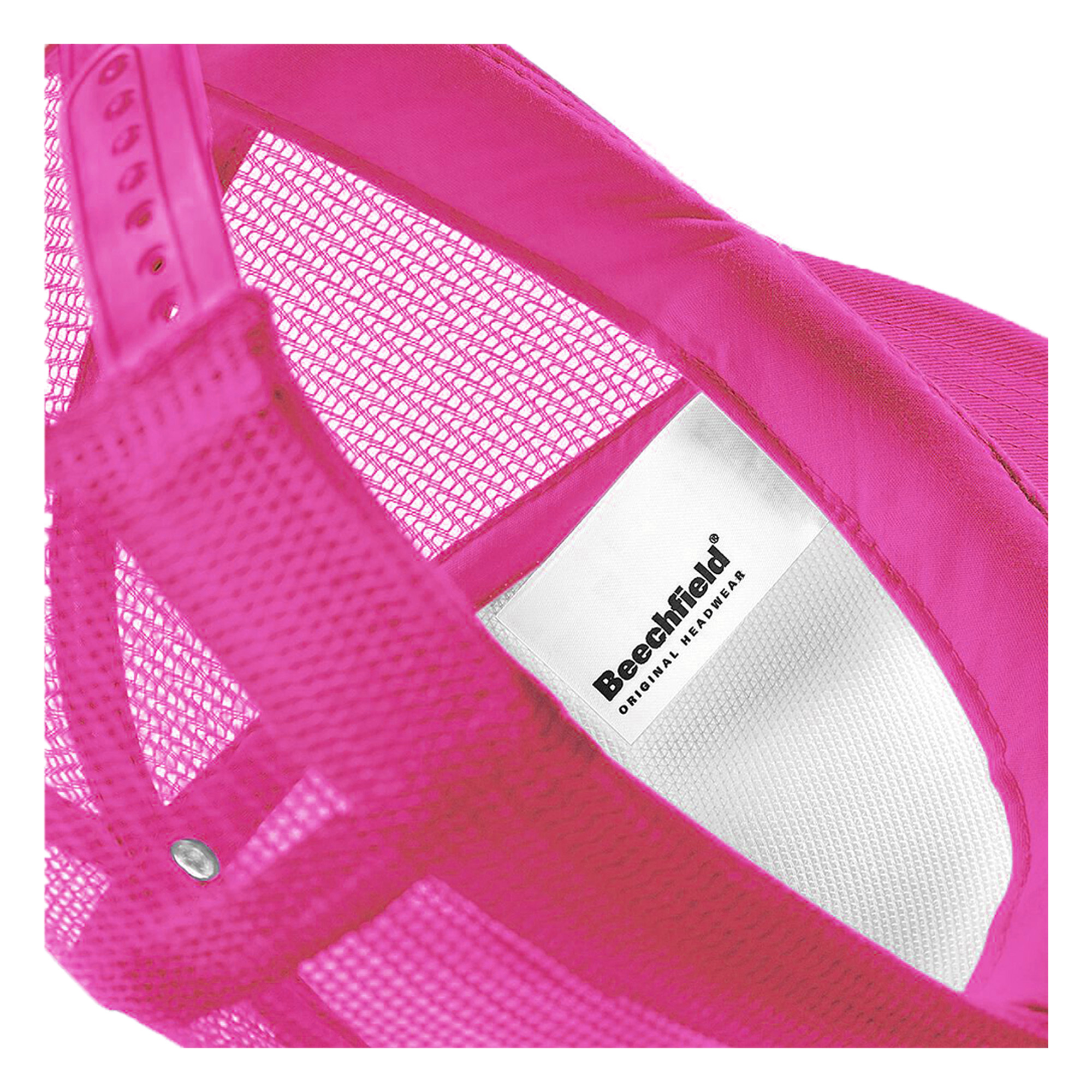  Beechfield Vintage åndbar perforeret stofkasket med snapback-lukning