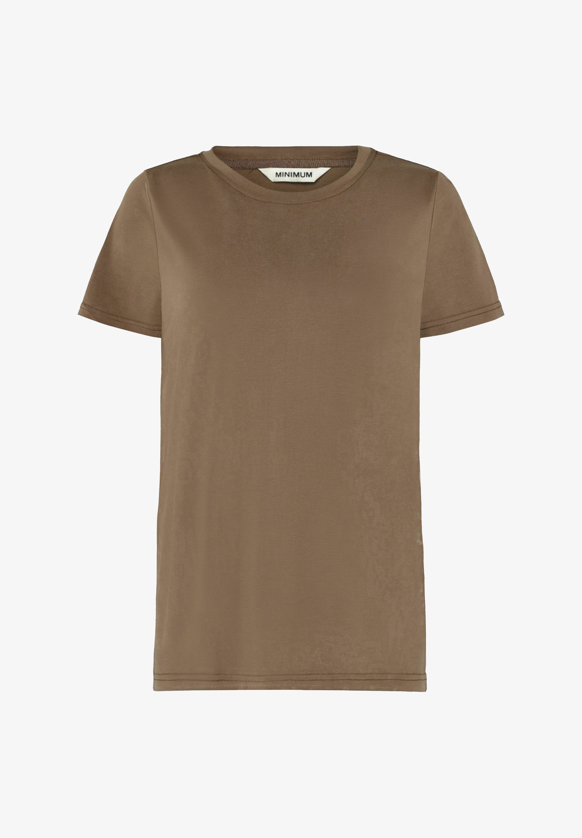 Minimale basis T-shirt - shiitake