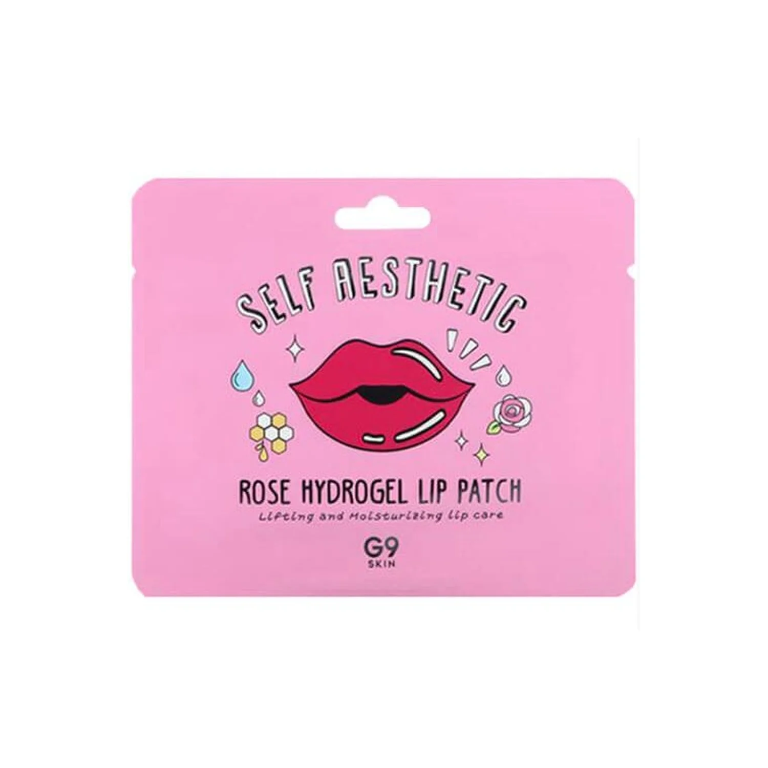 Self Aesthetic Mask Self Aesthetic Rose Hydrogel Lip Patch - Maschera Labbra