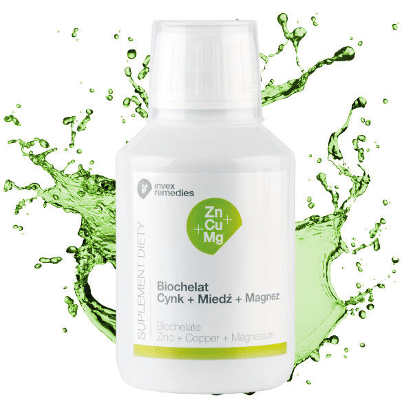 Invex Remedies Biochelat Zink + Koppar + Magnesium