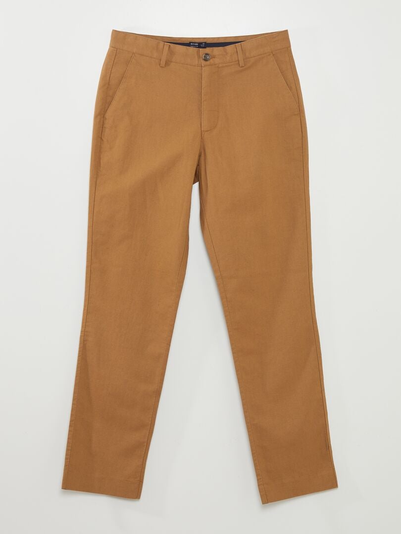 Calça Chino Slim - BEGE