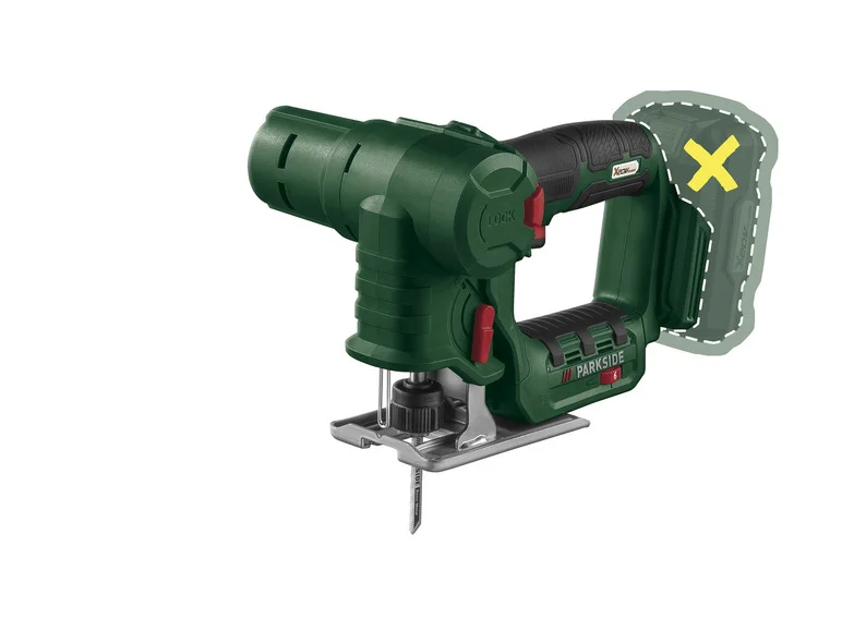 Serra tico-tico e serra sabre sem fio PARKSIDE® 2 em 1 PSSSA 20 Li B2, 20 V