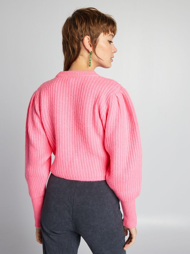 Gebreide trui - ROZE