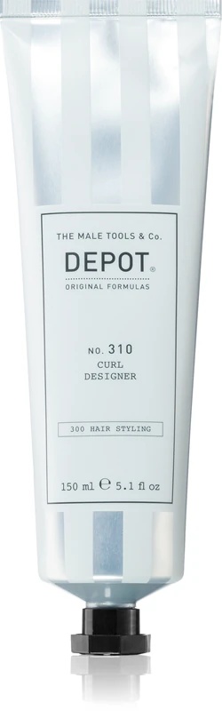 DEPOT 300 PLAUKŲ ŠUKAVIMO PRIEMONĖ NR. 310 GARBANOSENINIS DESIGNER formavimo kremas garbanotiems plaukams