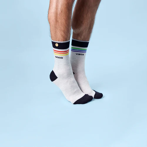Cabaia Chaussettes Freed From Desire gris clair