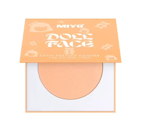 Miyo Doll Face Satin puder prasowany do twarzy 03 Ballerina 7g