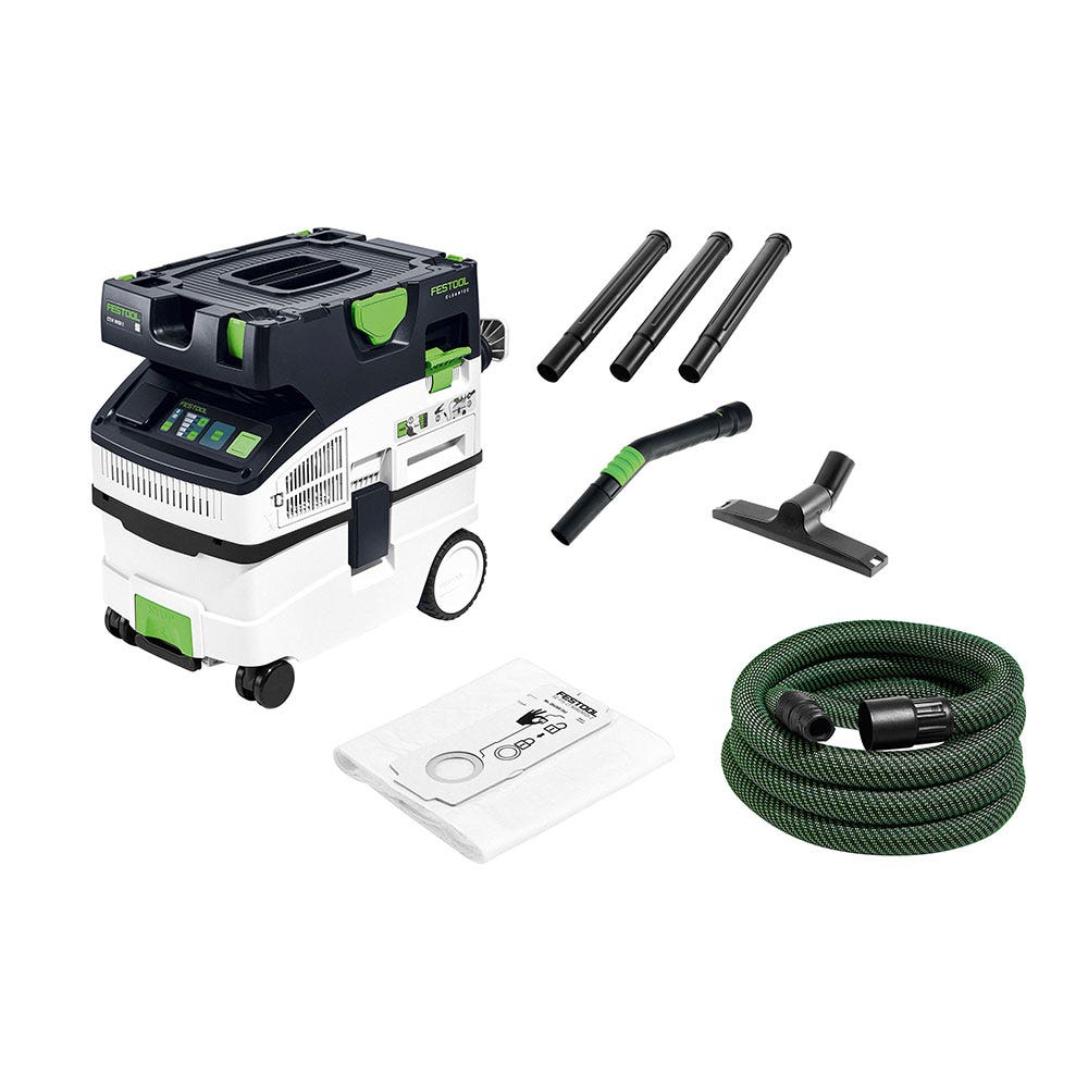 Extrator de pó FESTOOL 1200W CT MIDI 15L classe M 576740