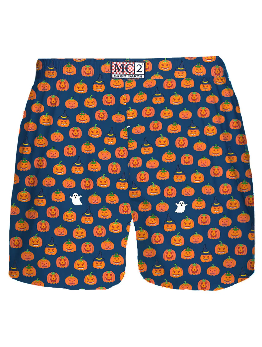 Boxershorts voor heren met Halloweenprint