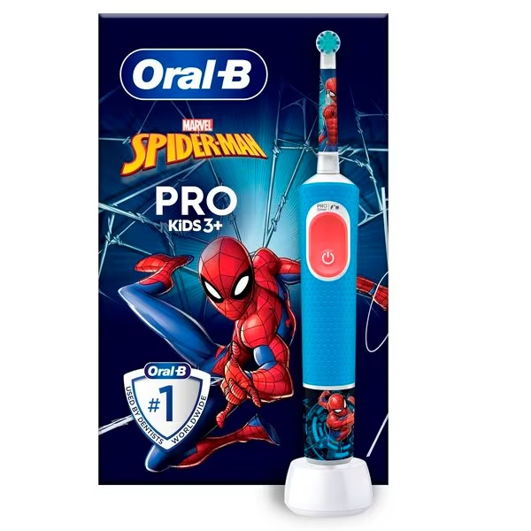 Elektrická zubná kefka Oral-B Pro Kids Spiderman
