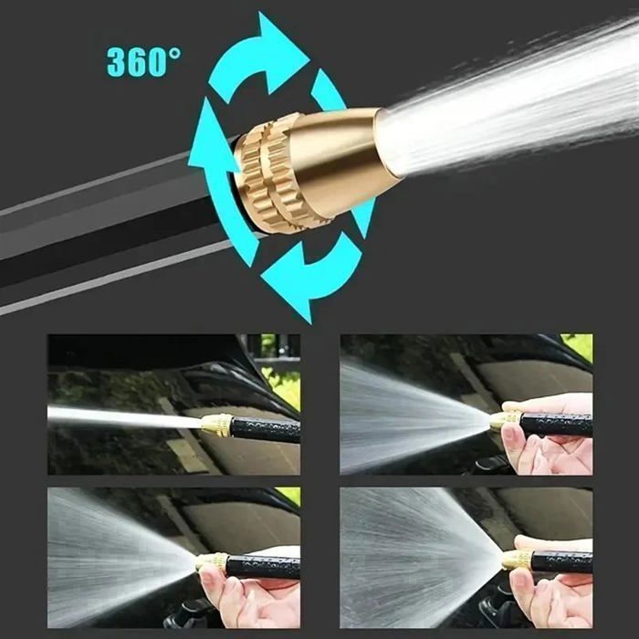 Pistolet pour tuyau d'arrosage arrosoir haute pression