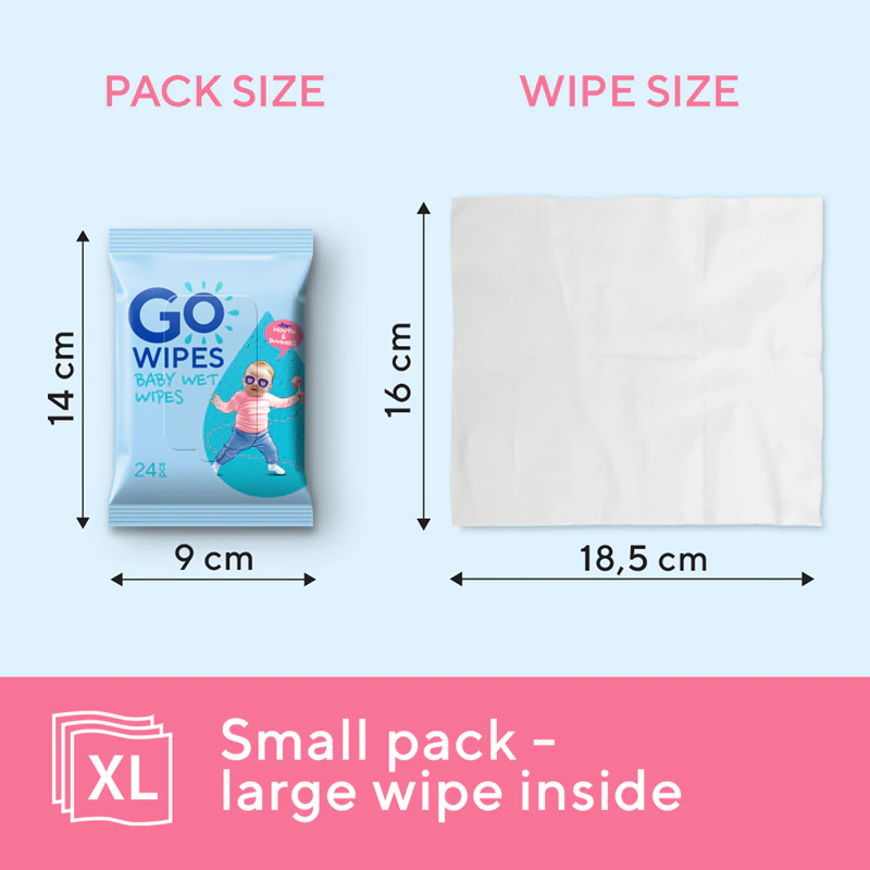 GoWipes Baby Wet Wipes vochtige doekjes voor baby's vanaf de geboorte
