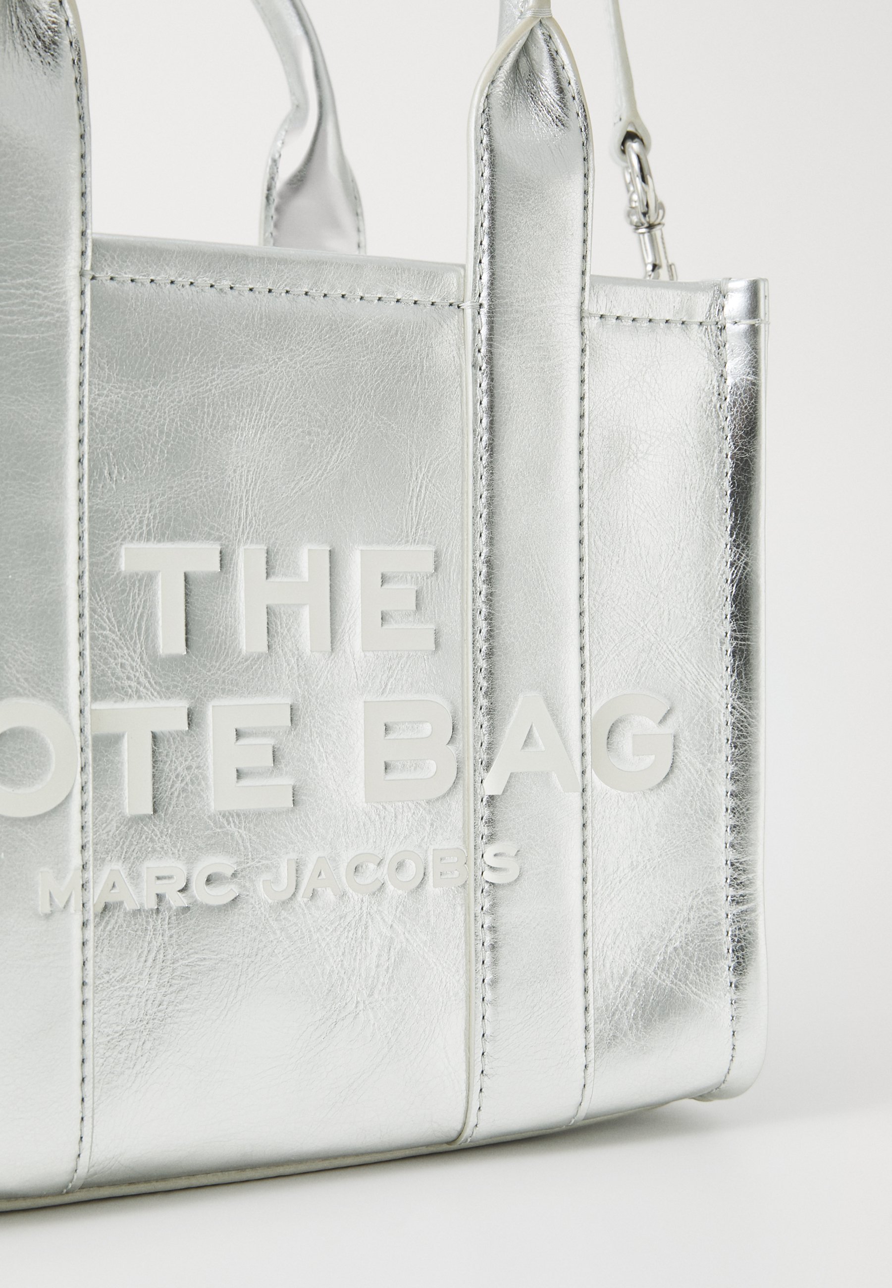 MARC JACOBS THE SMALL TOTE - Torbica - srebrna