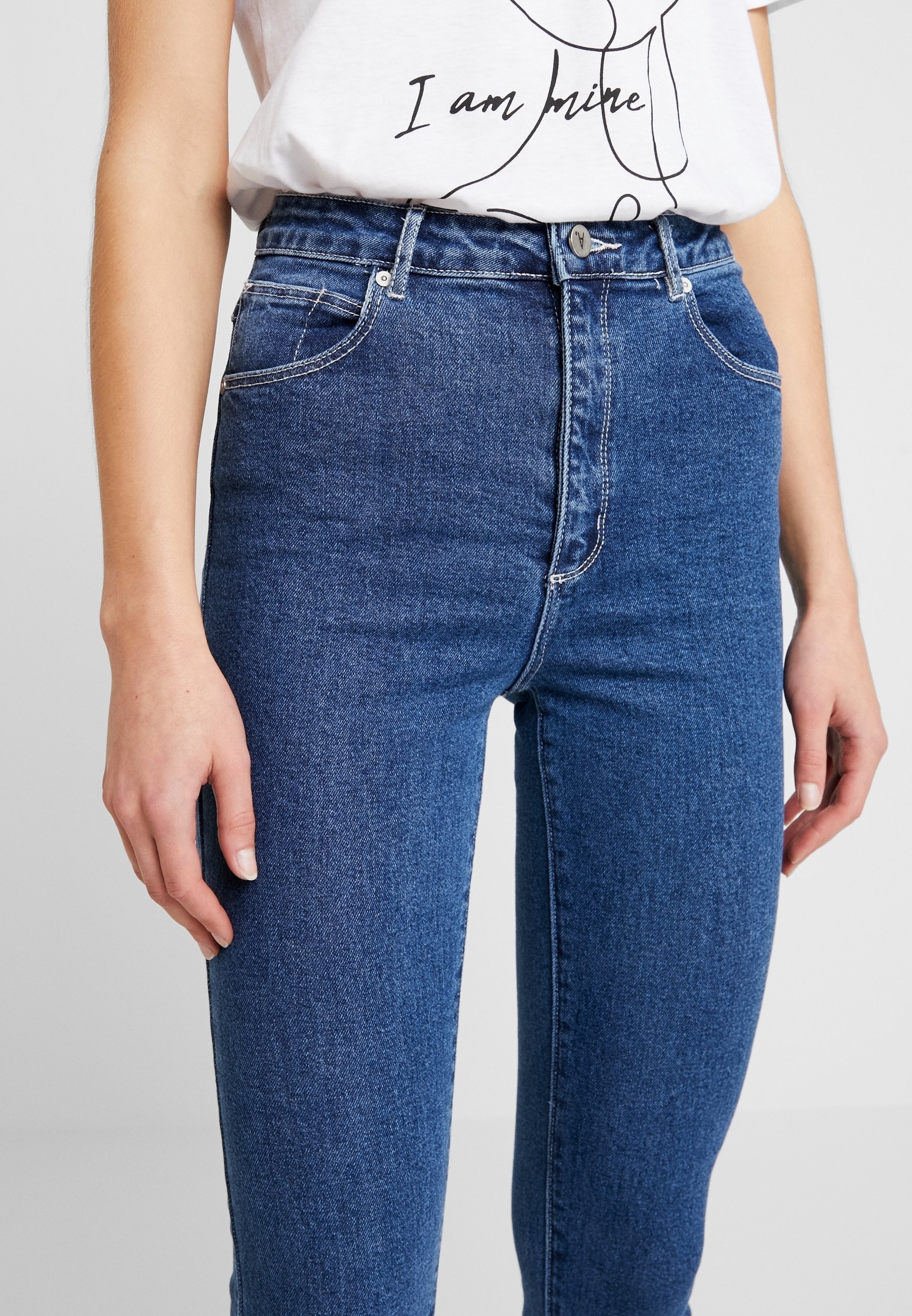 Jean Abrand Jeans coupe skinny - denim bleu foncé
