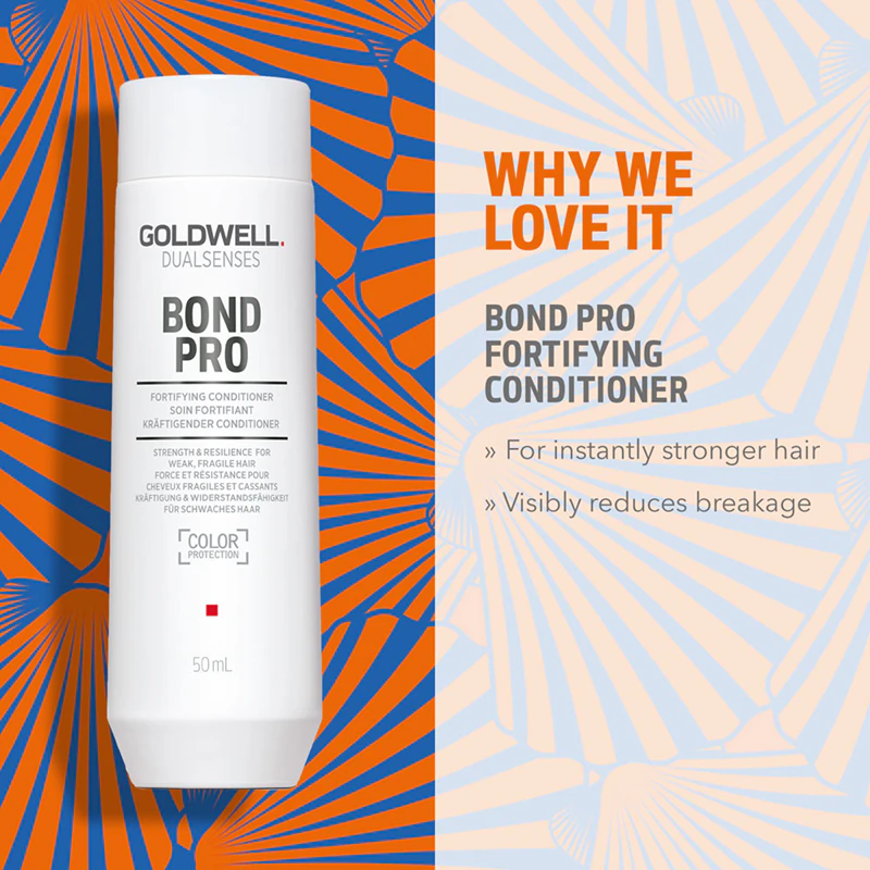 Kit de viagem Goldwell Dualsenses Bond Pro para cabelos fracos e danificados