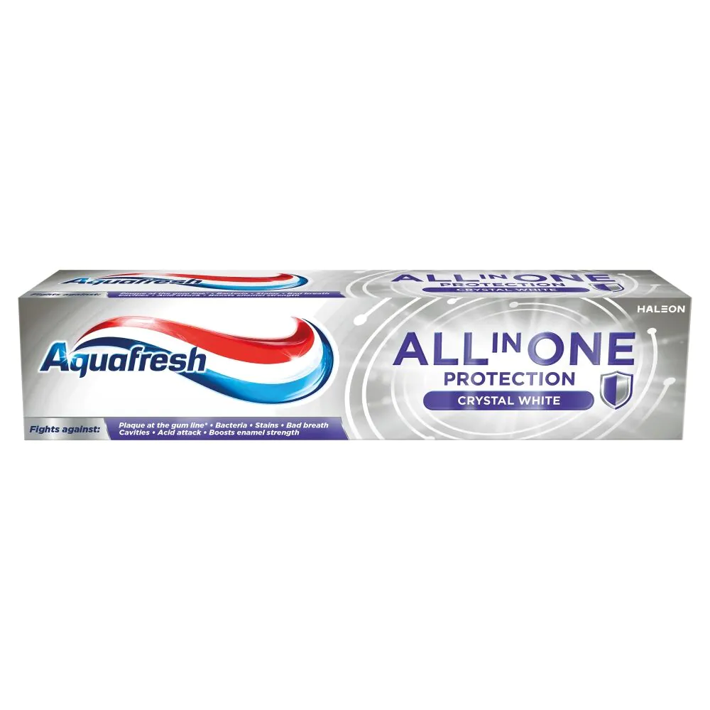 Aquafresh All in One Protection Crystal White Pasta do zębów