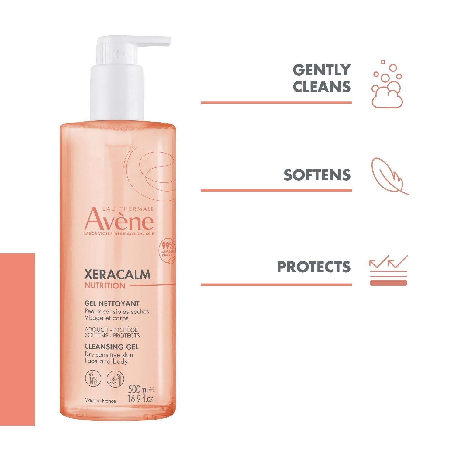Avène XeraCalm Nutrition Gel za čišćenje - 100 ml