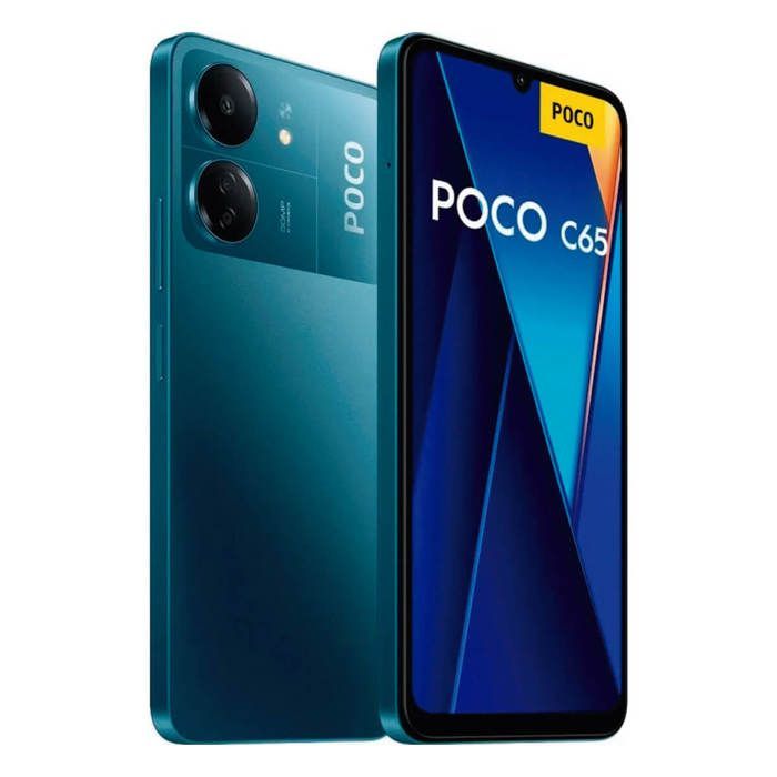 POCO C65 Blue 8GB+256GB, 50MP AI Triple Camera, Smooth 6.74
